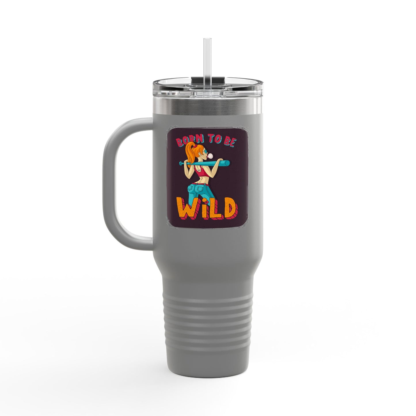 'Born to Be Wild ' 40oz Insulated Travel Tumbler