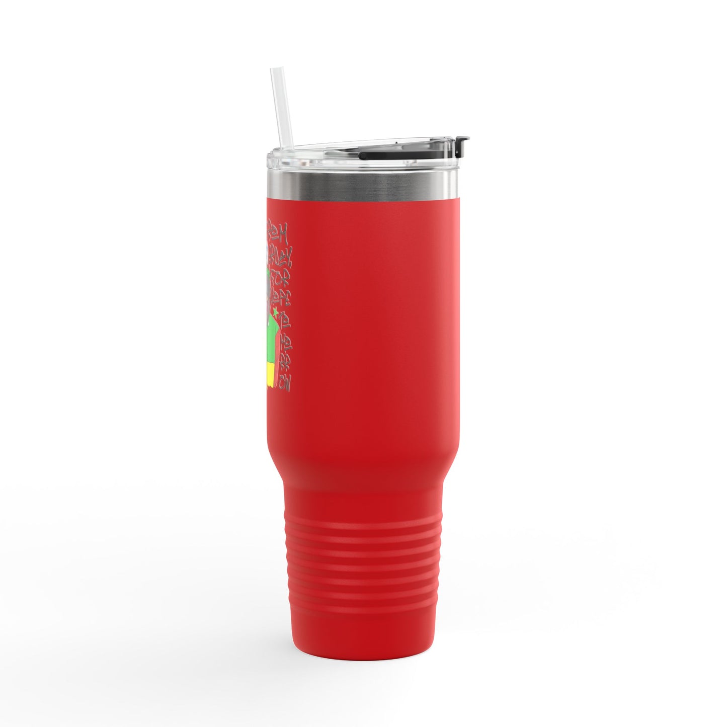 'Learn From Yesterday Life' With Monkey 40oz Insulated Travel Tumbler