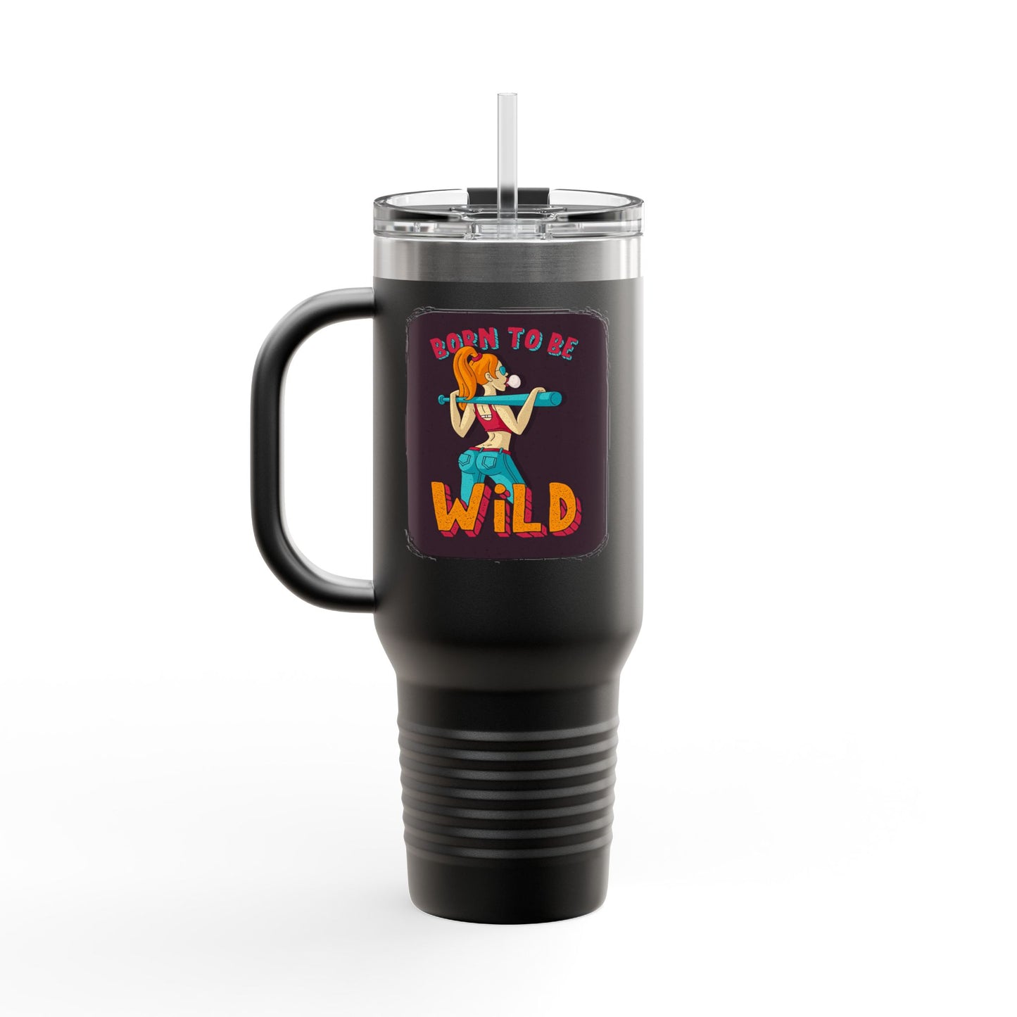 'Born to Be Wild ' 40oz Insulated Travel Tumbler