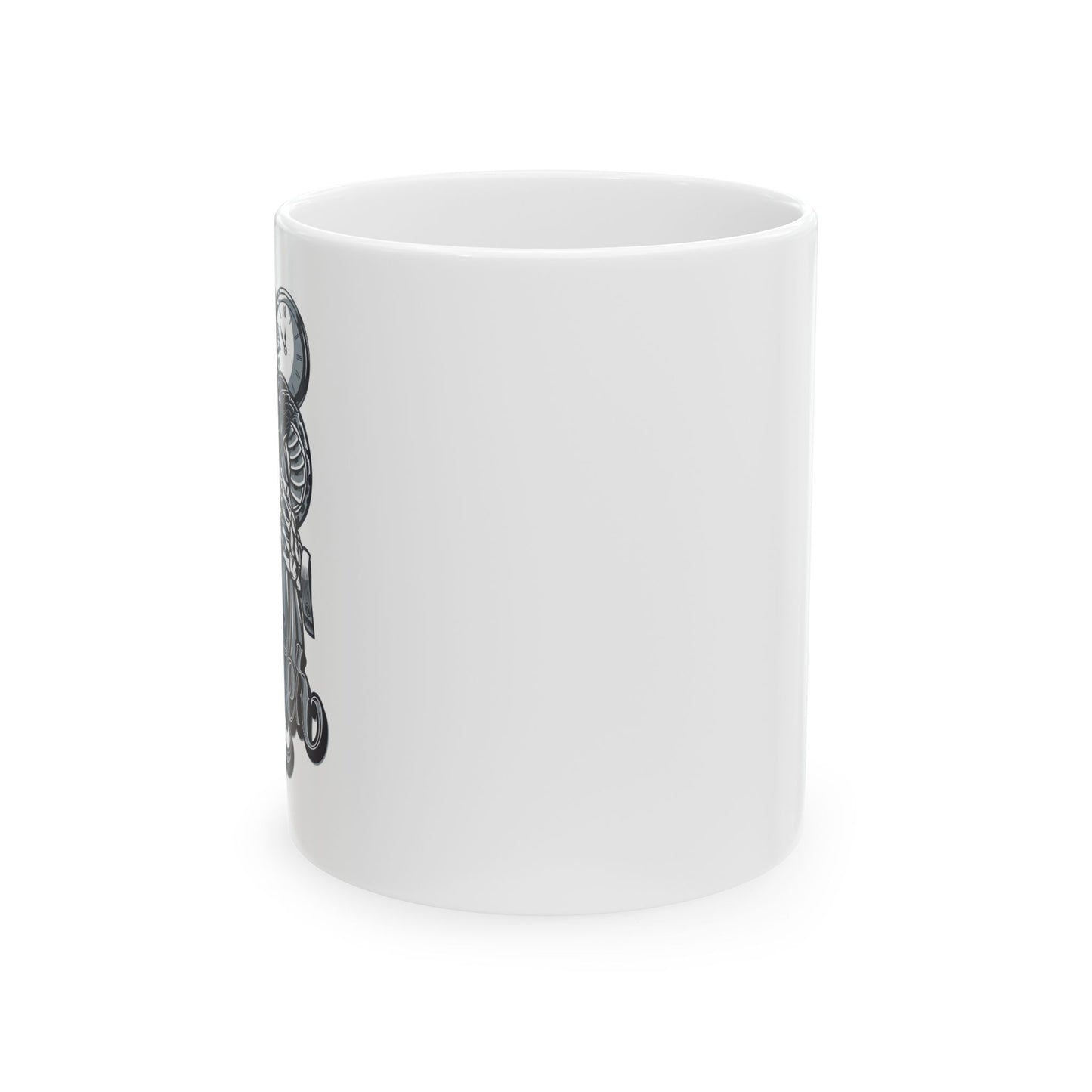 'Tempted Skull & Rose' Ceramic Mug - 11oz & 15oz Coffee Cup