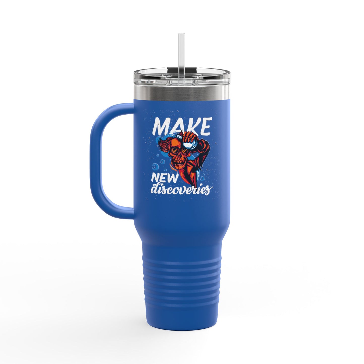 'Make New Discoveries' 40oz Insulated Travel Tumbler