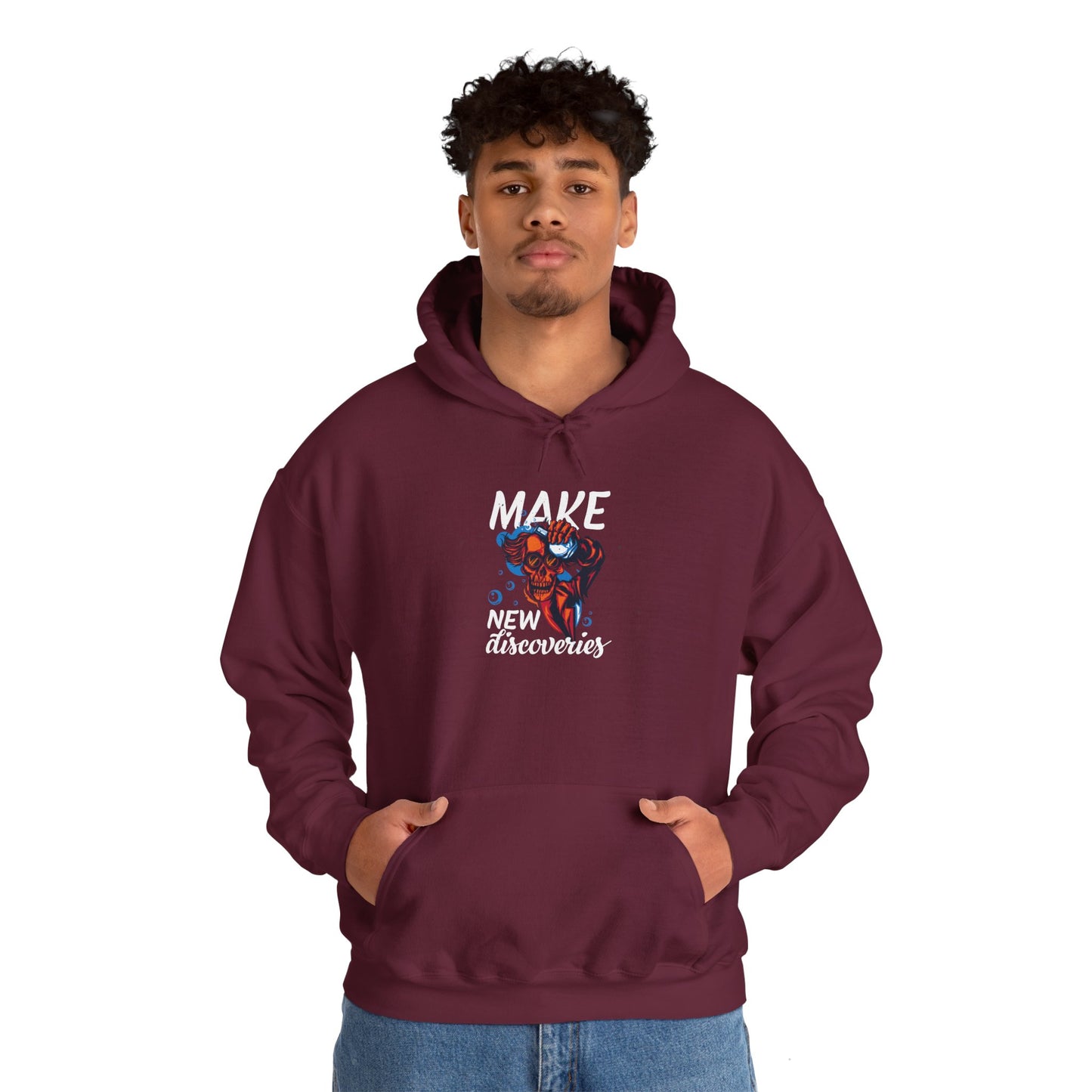 'Make New Discoveries' - Unisex Hoodies