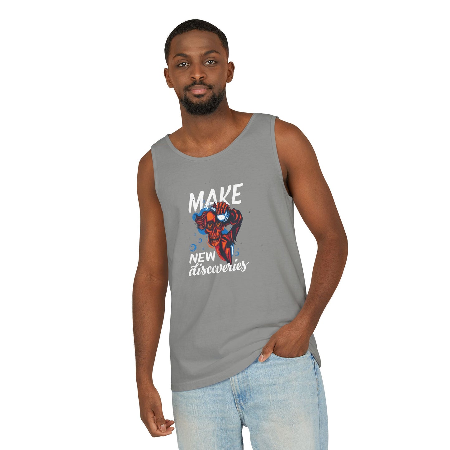 'Make New Discoveries' - Unisex Tank Top