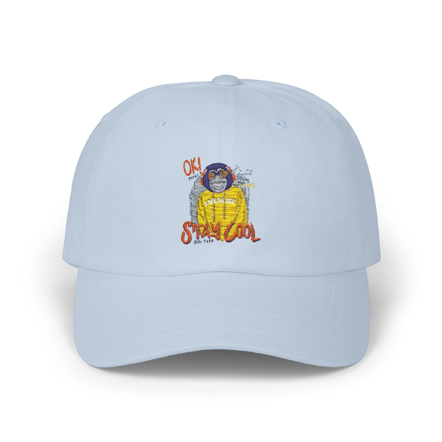 'Ok Stay Cool New York' Monkey - Unisex Hat