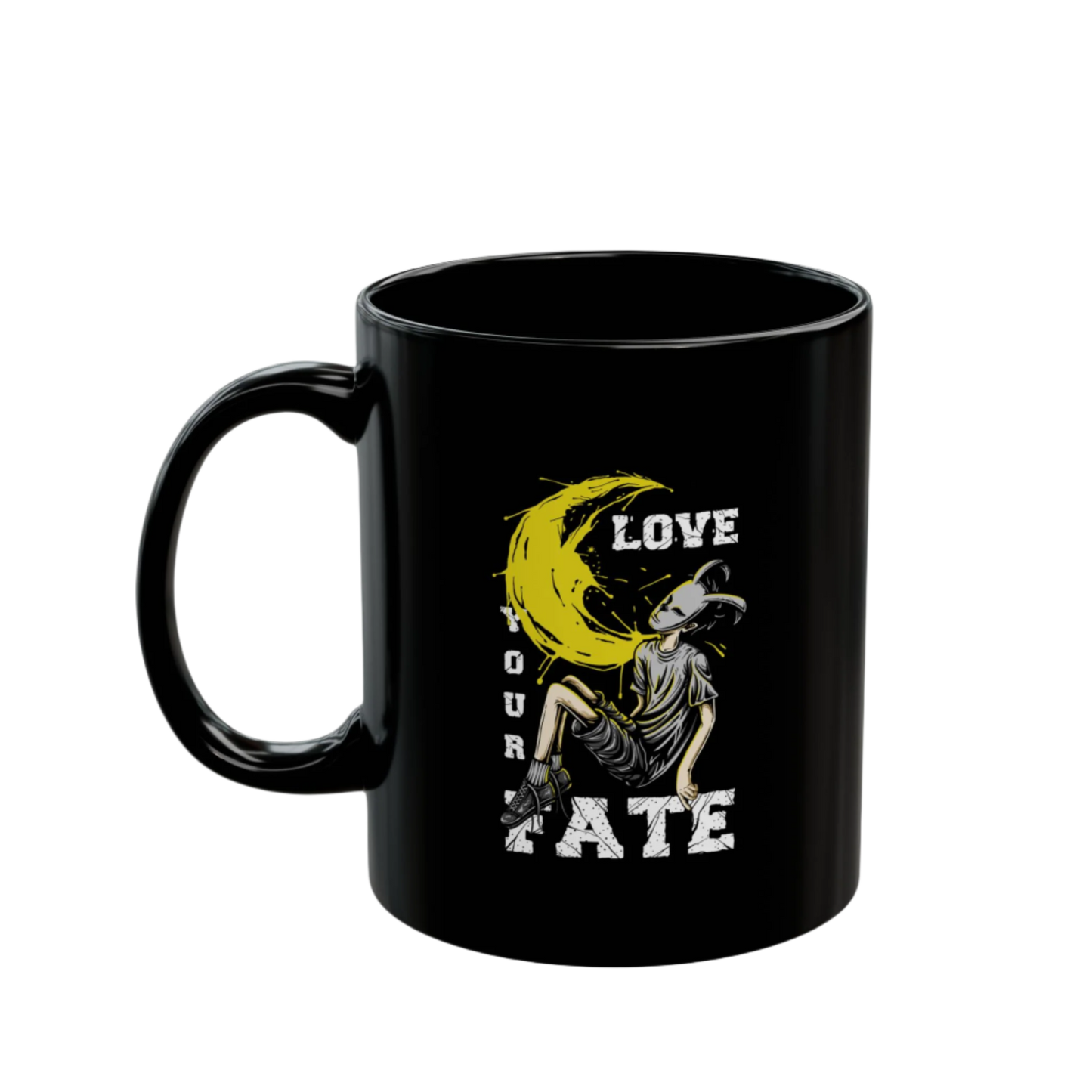 'Love Your Fate' Ceramic Mug - 11oz & 15oz Coffee Cup