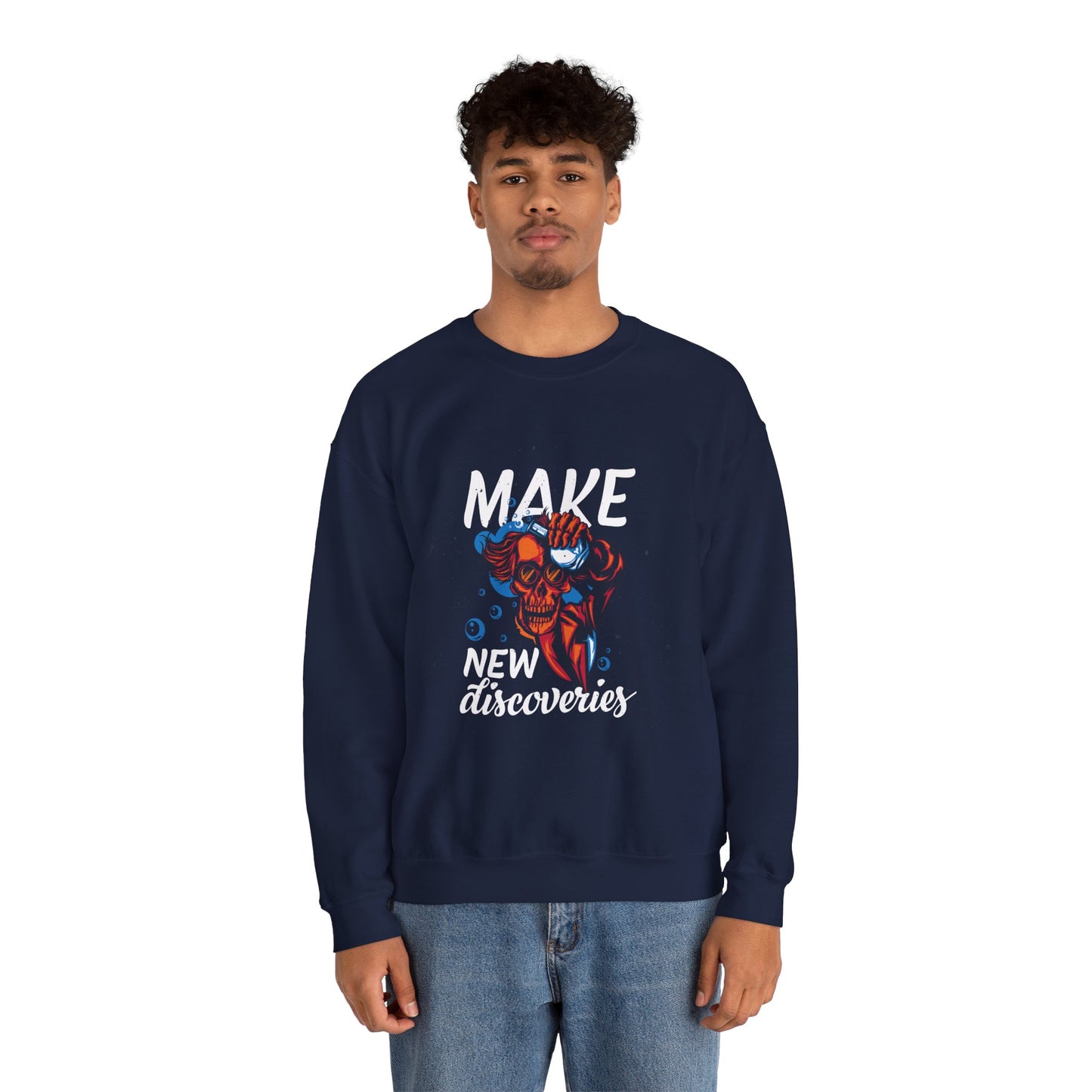 'Make New Discoveries' - Unisex Sweatshirt