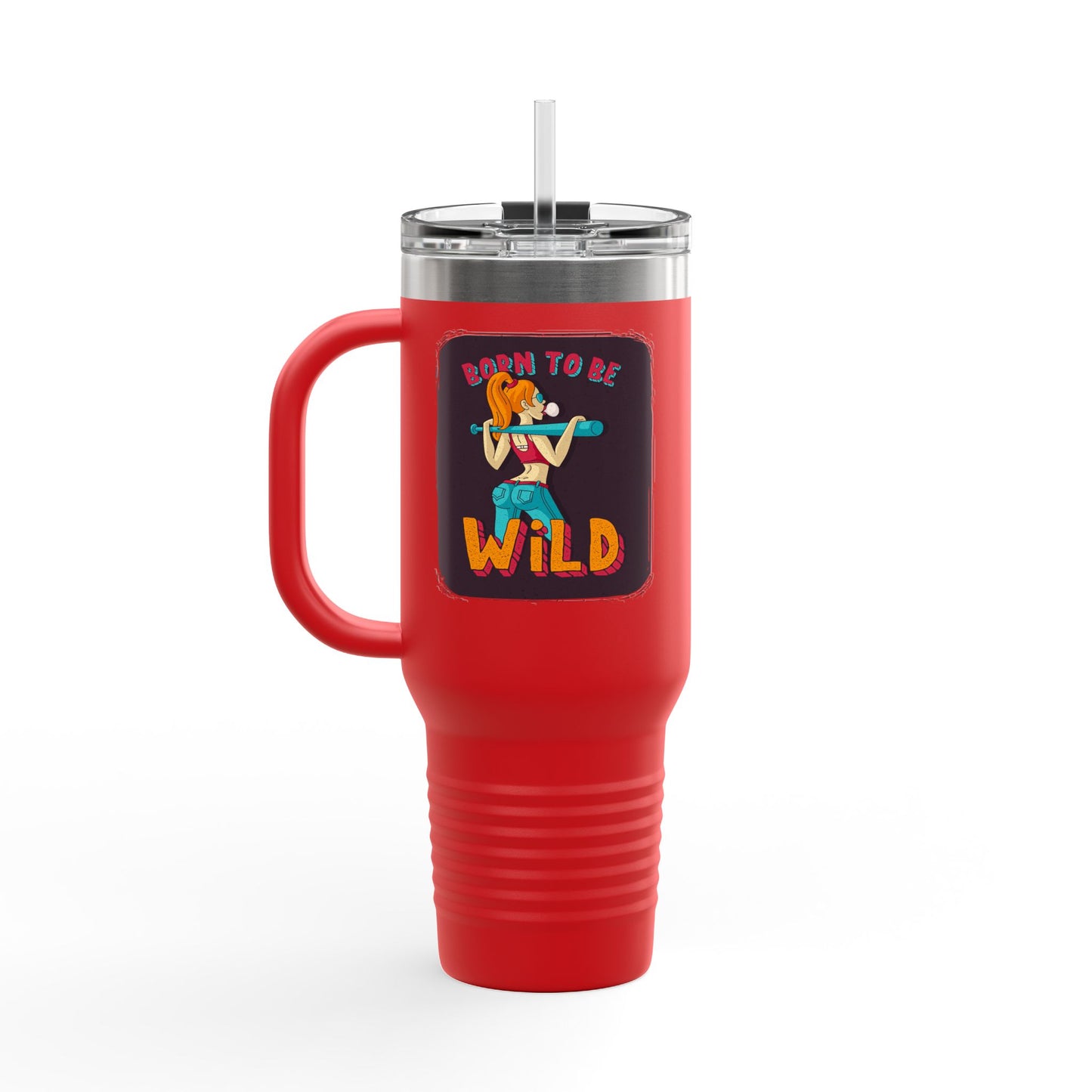 'Born to Be Wild ' 40oz Insulated Travel Tumbler