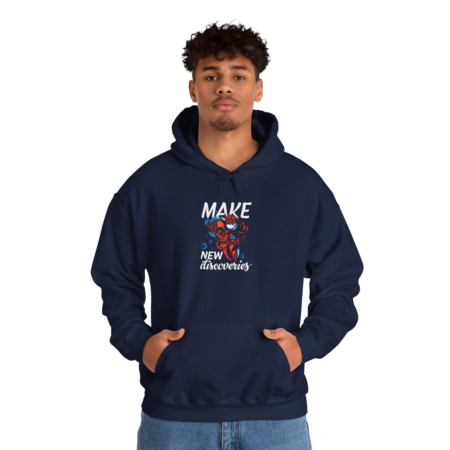 'Make New Discoveries' - Unisex Hoodies