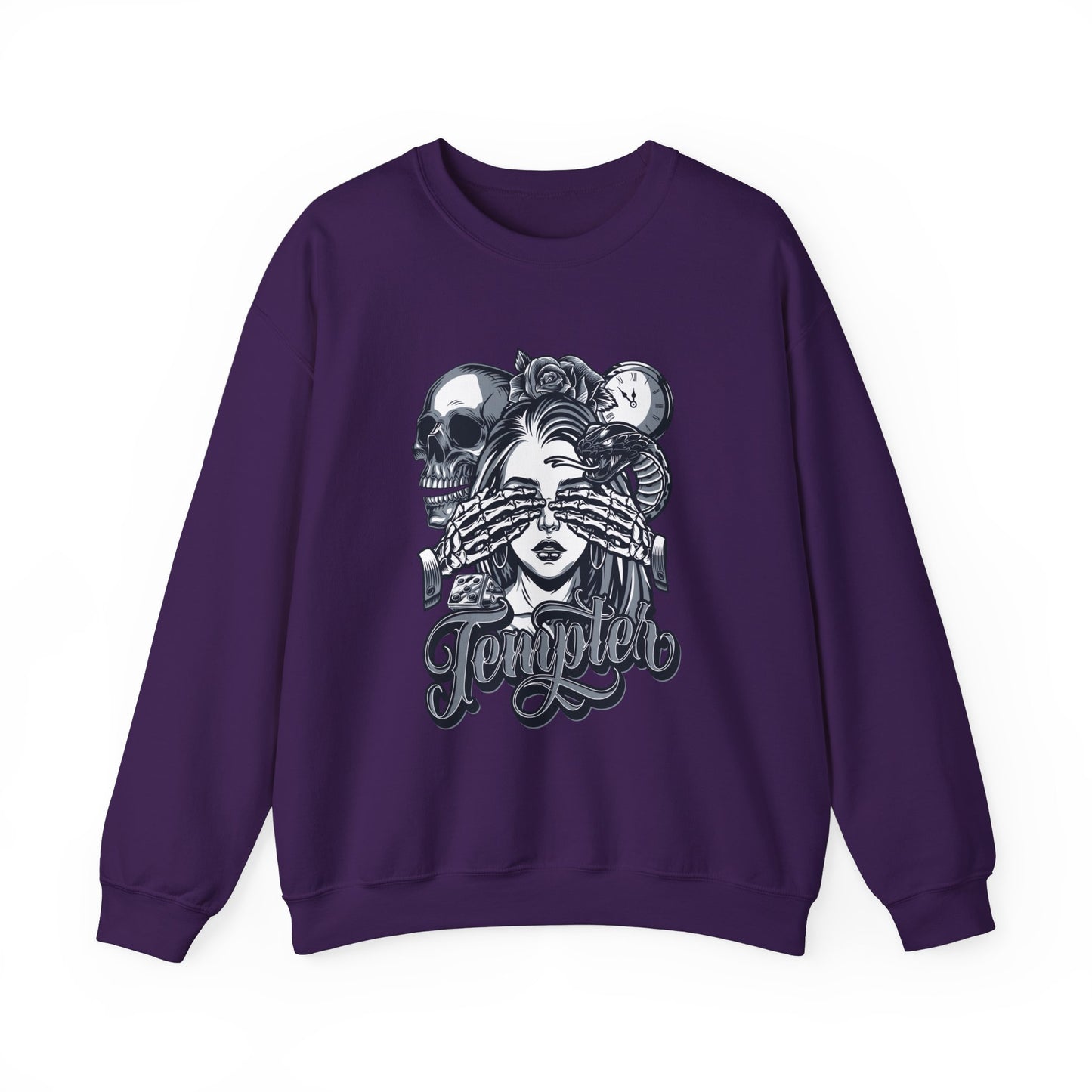 Tempted Skull & Rose Unisex Sweatshirt