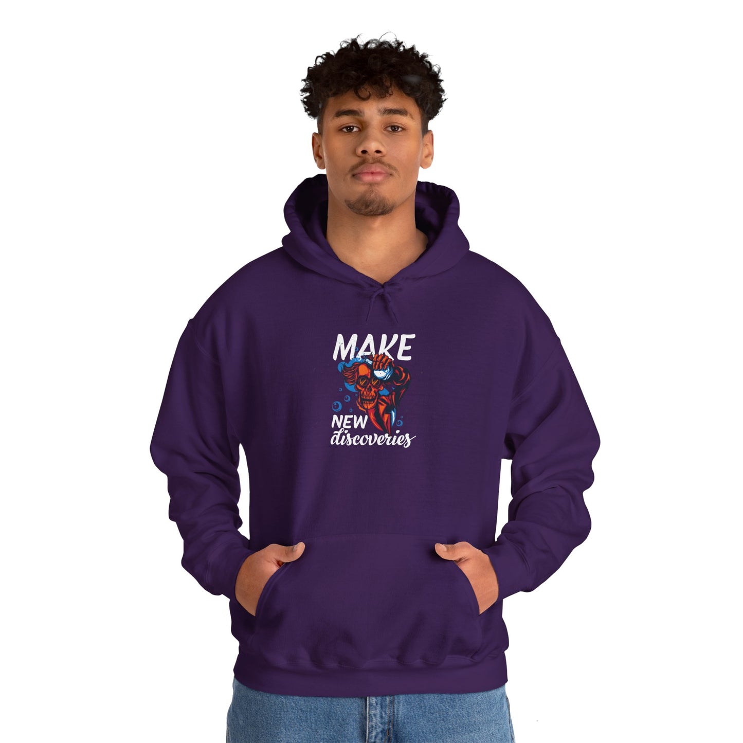 'Make New Discoveries' - Unisex Hoodies