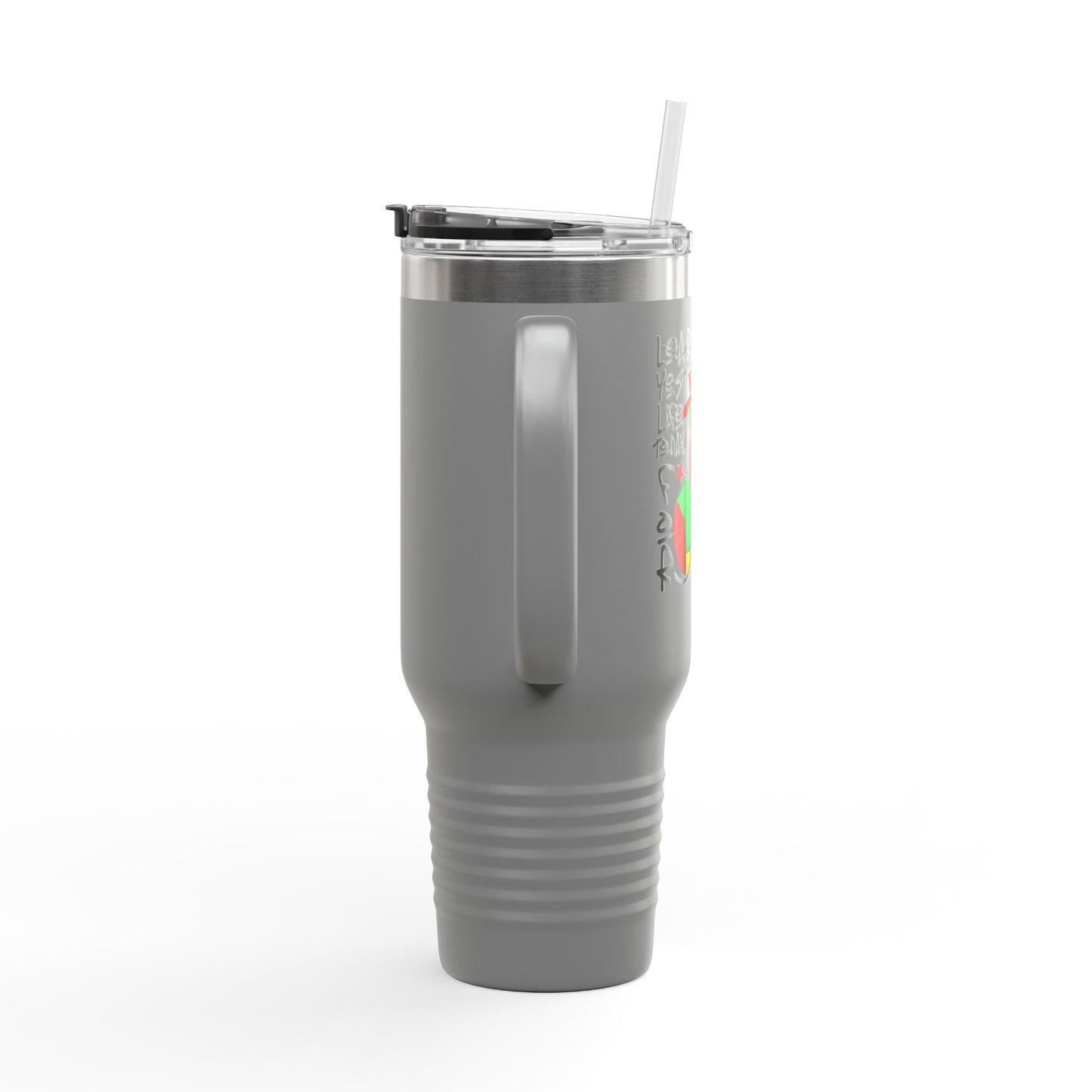 'Learn From Yesterday Life' With Monkey 40oz Insulated Travel Tumbler