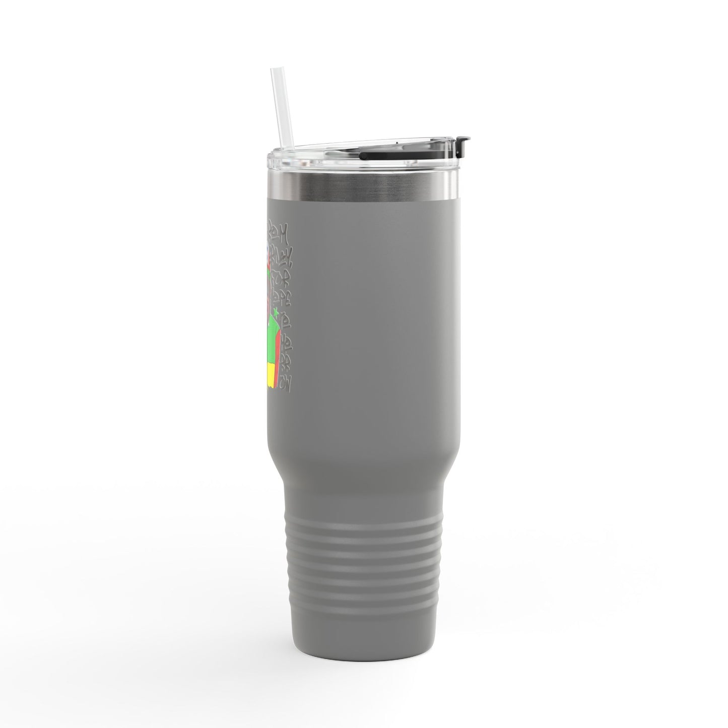 'Learn From Yesterday Life' With Monkey 40oz Insulated Travel Tumbler