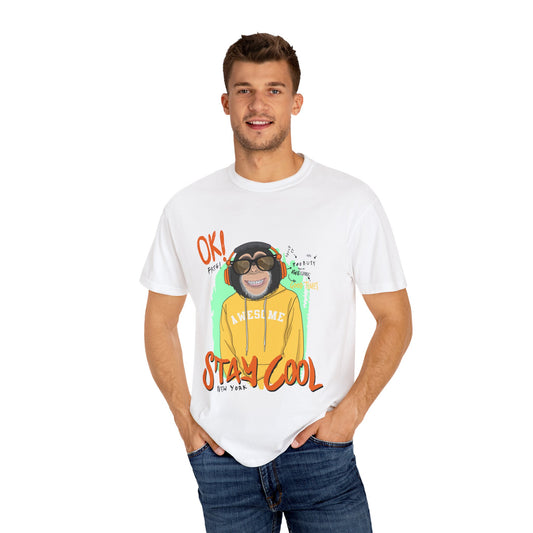 'Ok Stay Cool New York' Monkey - Unisex T-Shirt