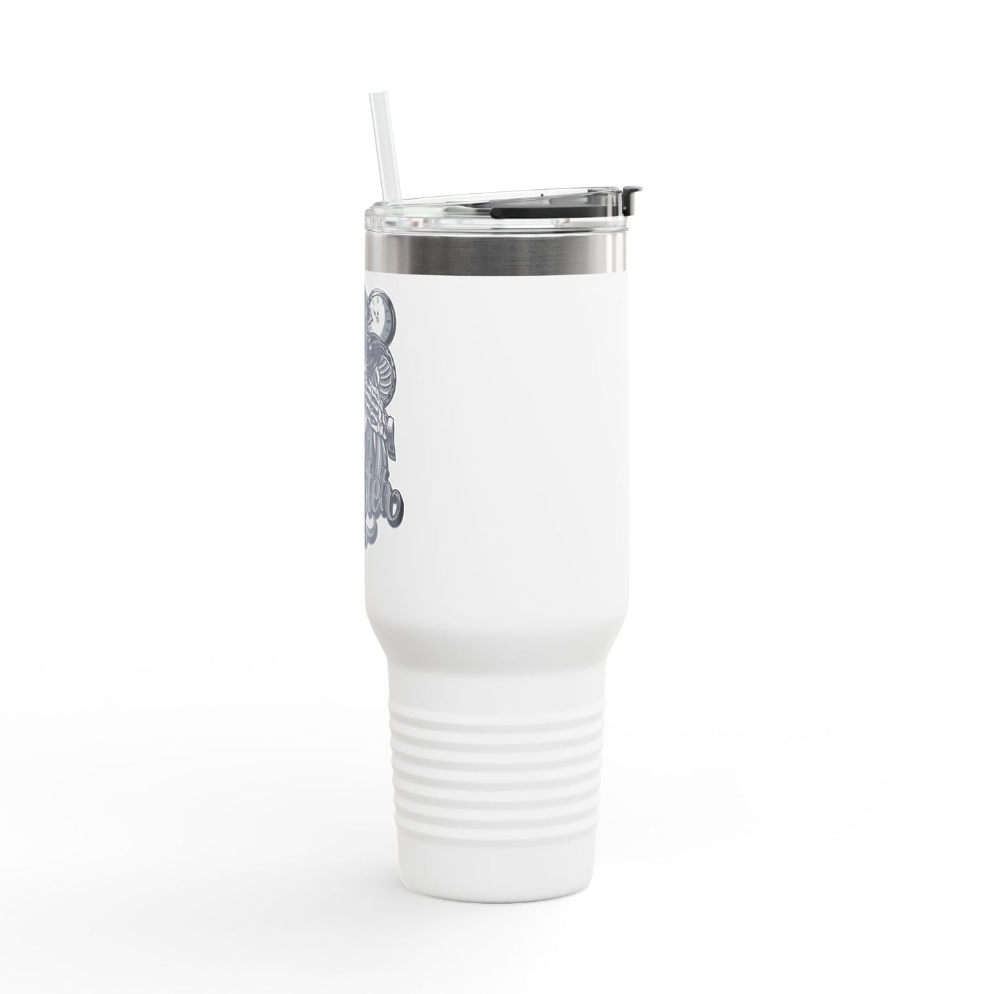'Tempted Skull & Rose' 40oz Insulated Travel Tumbler