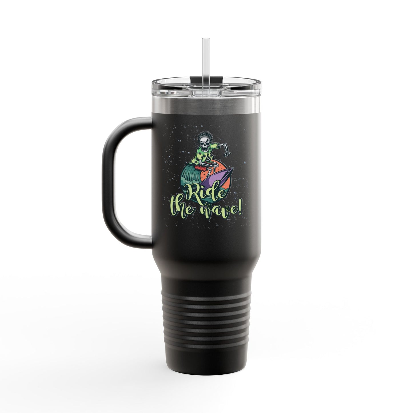 'Ride the Wave!' 40oz Insulated Travel Tumbler