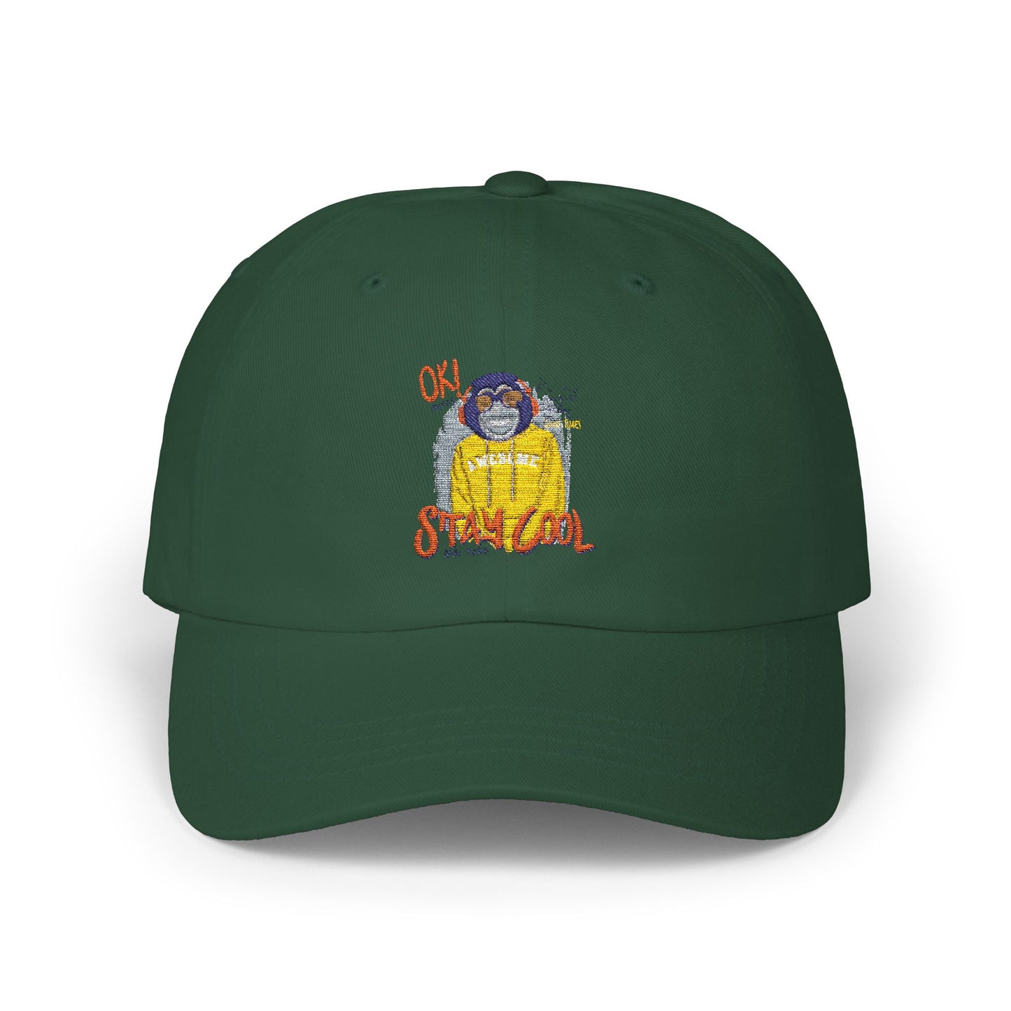 'Ok Stay Cool New York' Monkey - Unisex Hat