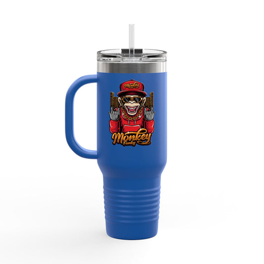 'Monkey Funky' 40oz Insulated Travel Tumbler