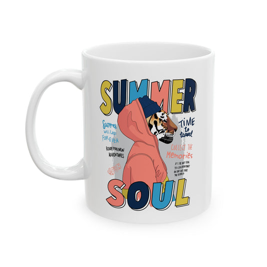 'Summer Soul' Ceramic Mug - 11oz & 15oz Coffee Cup
