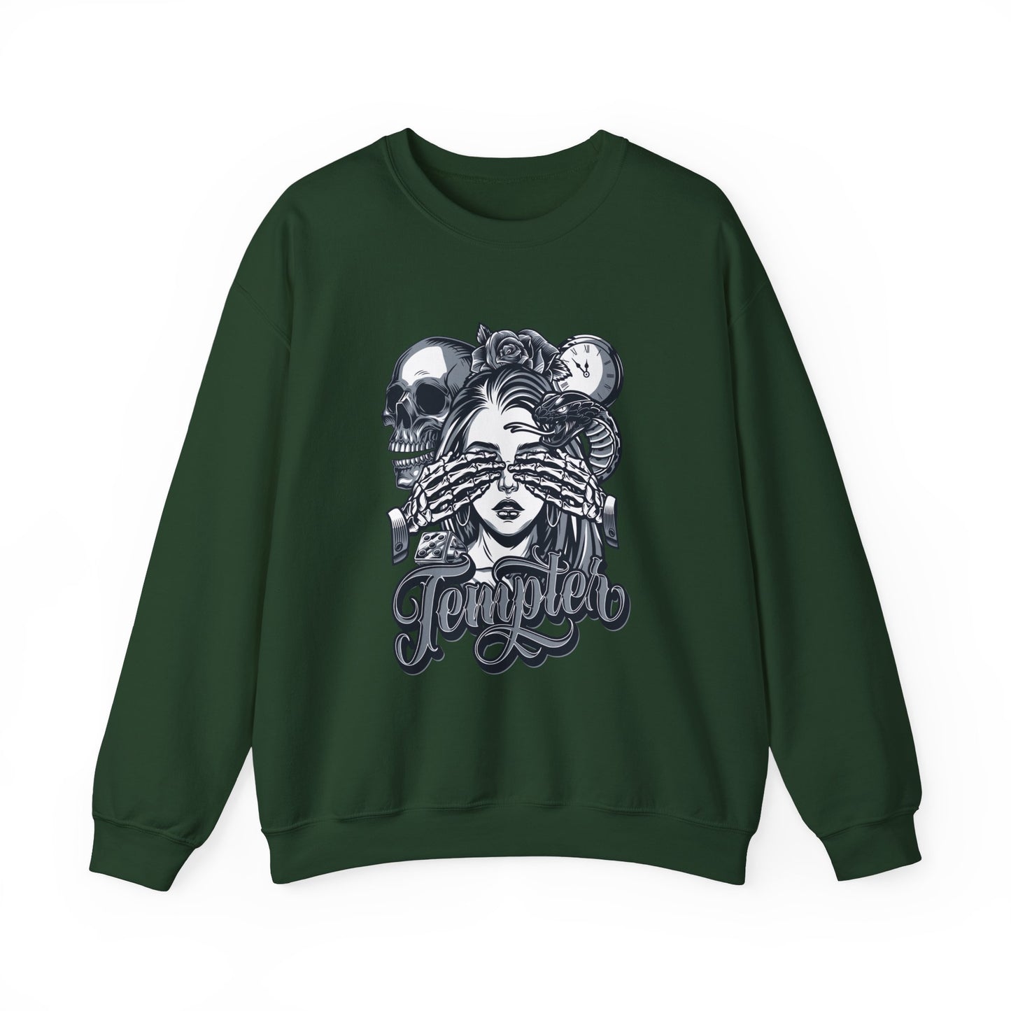 Tempted Skull & Rose Unisex Sweatshirt