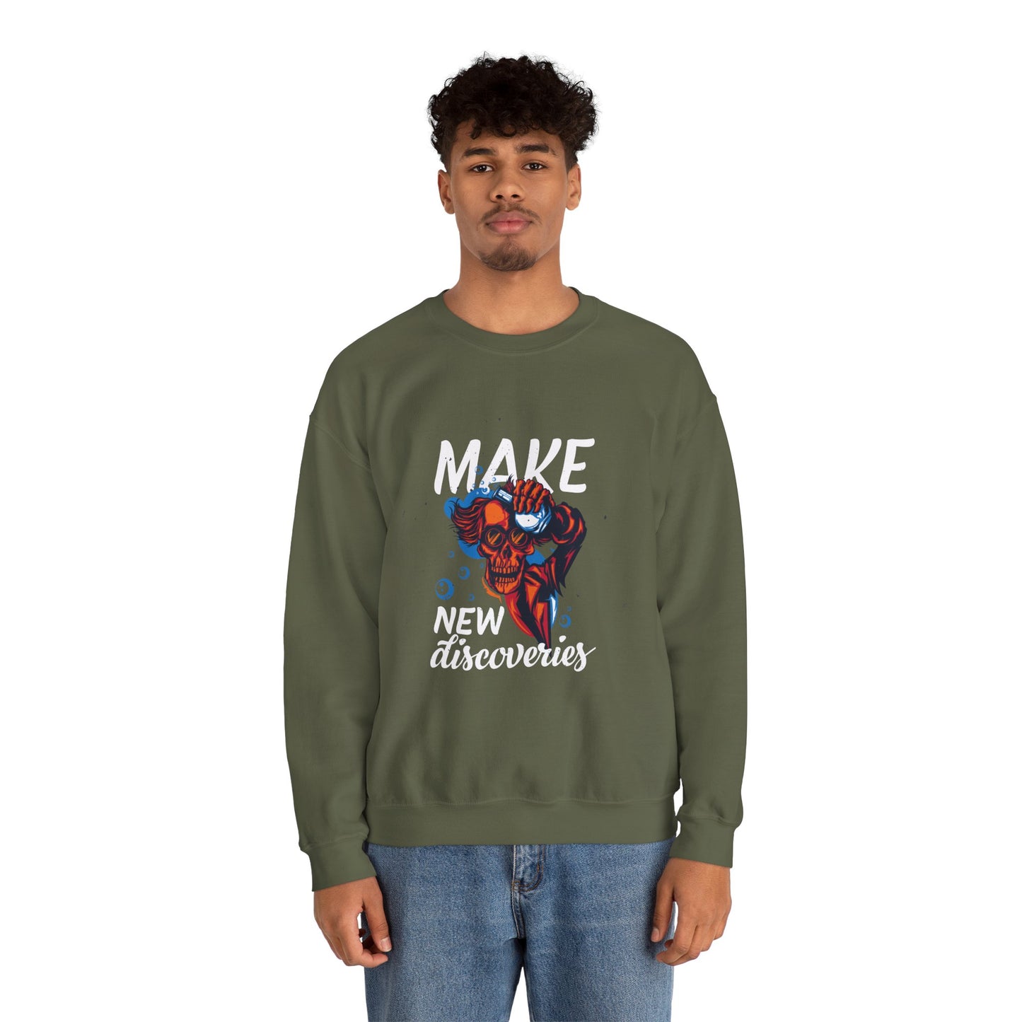 'Make New Discoveries' - Unisex Sweatshirt