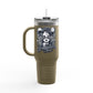 'Tempted Skull & Rose' 40oz Insulated Travel Tumbler
