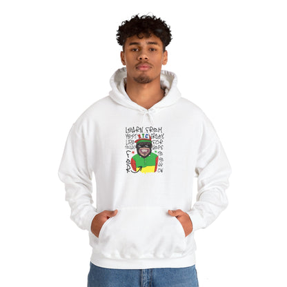 'Learn From Yesterday Life' With Monkey - Unisex Hoodies