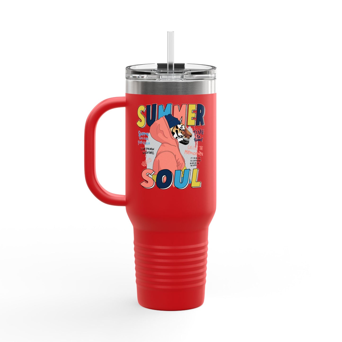 'Summer Soul' 40oz Insulated Travel Tumbler