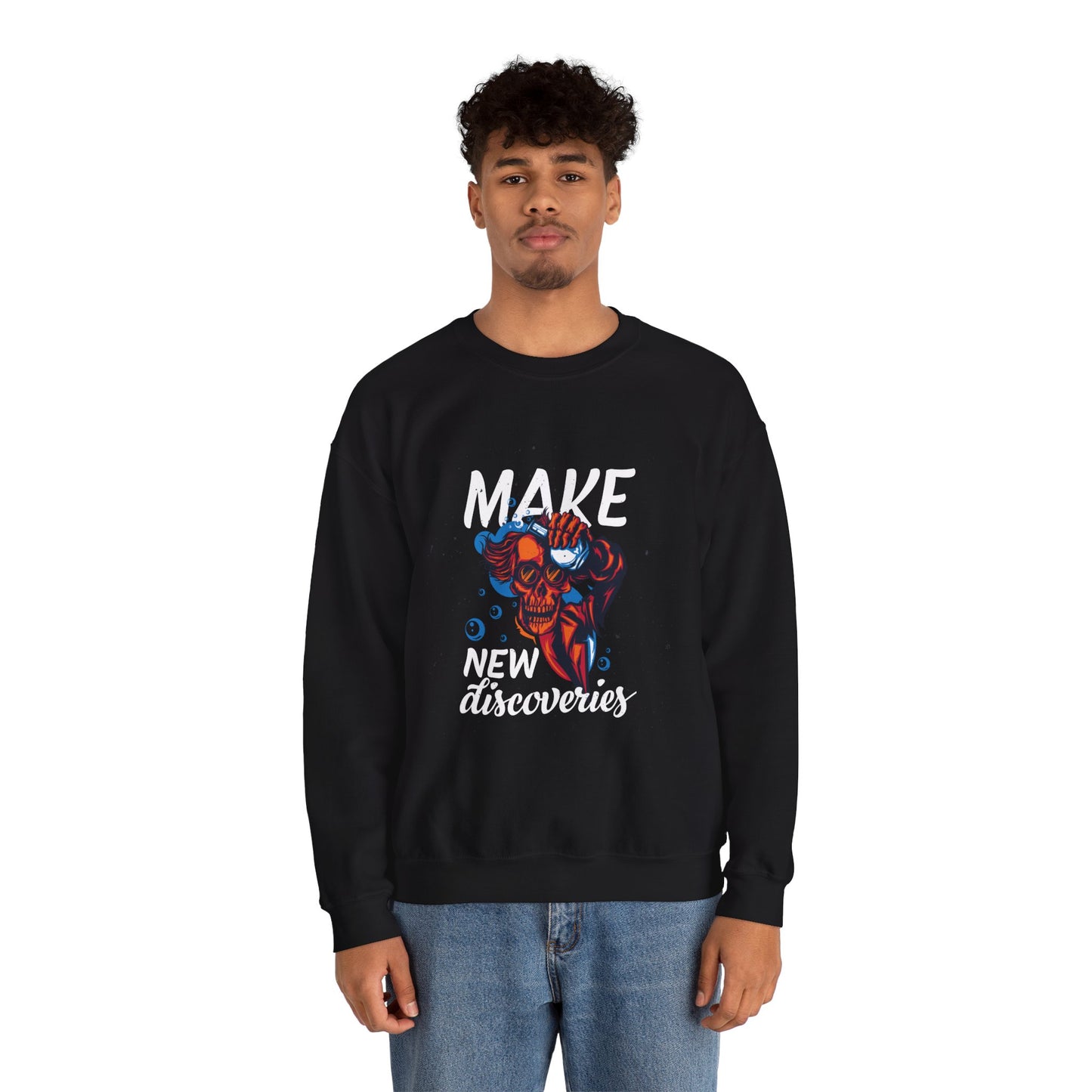 'Make New Discoveries' - Unisex Sweatshirt