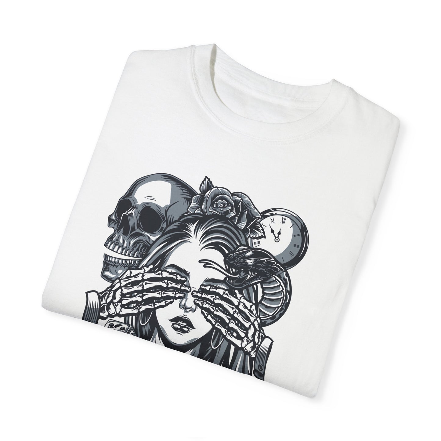 'Tempted' Skull & Rose - Unisex T-Shirt