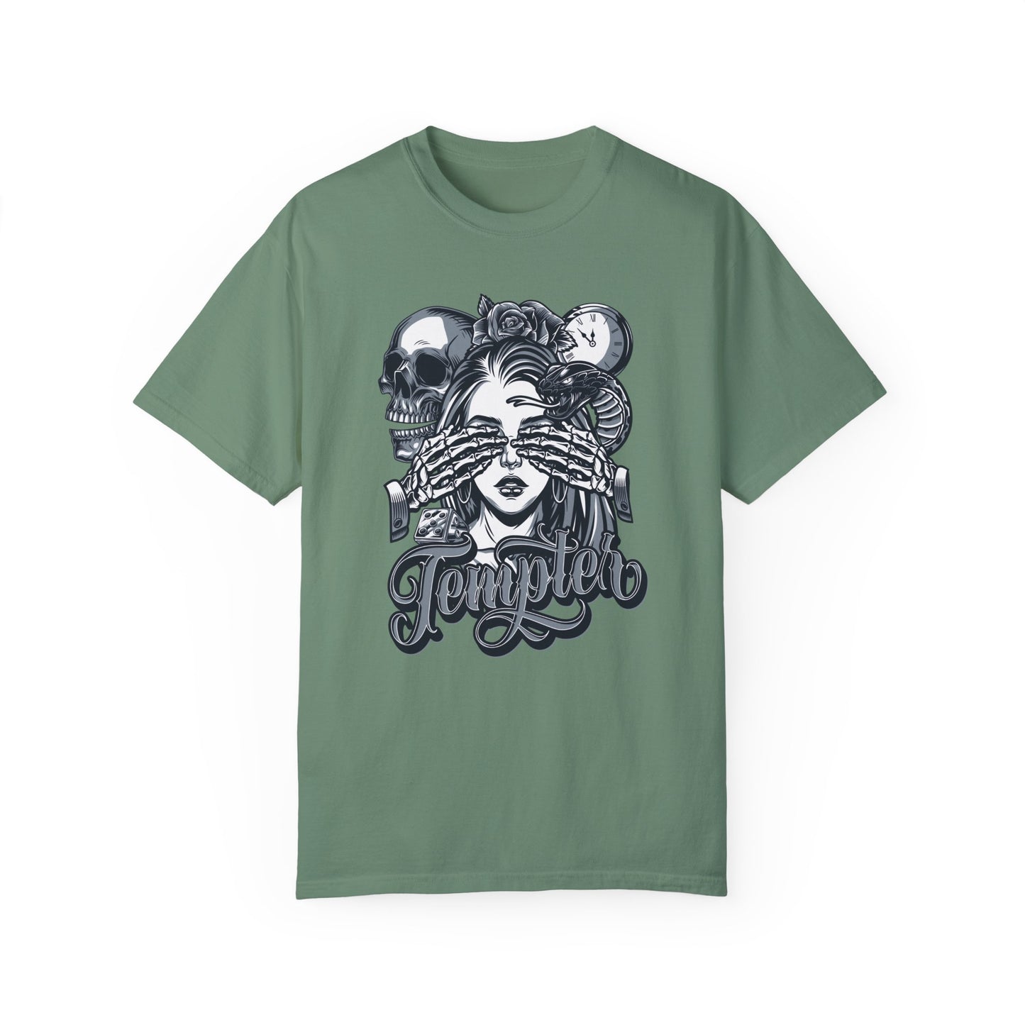'Tempted' Skull & Rose - Unisex T-Shirt