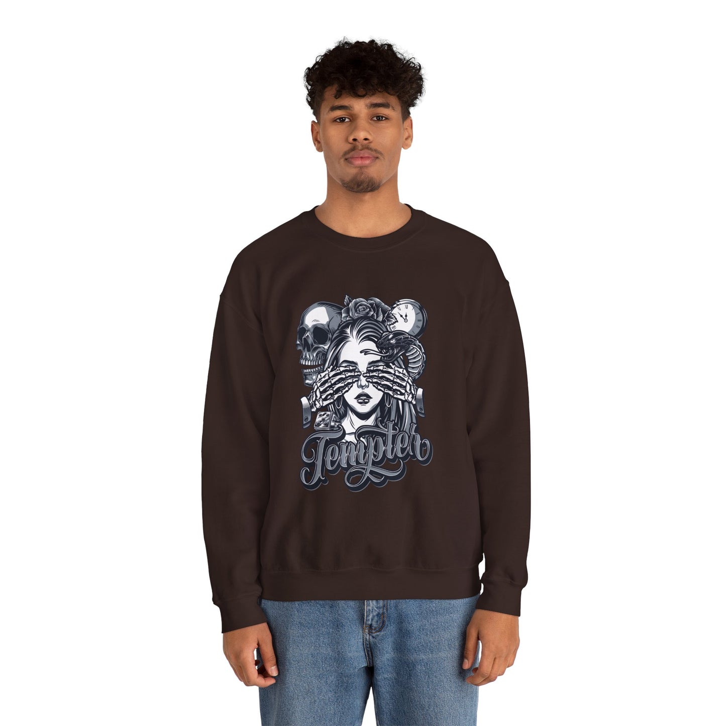 Tempted Skull & Rose Unisex Sweatshirt
