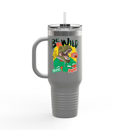 'Be Wild' 40oz Insulated Travel Tumbler