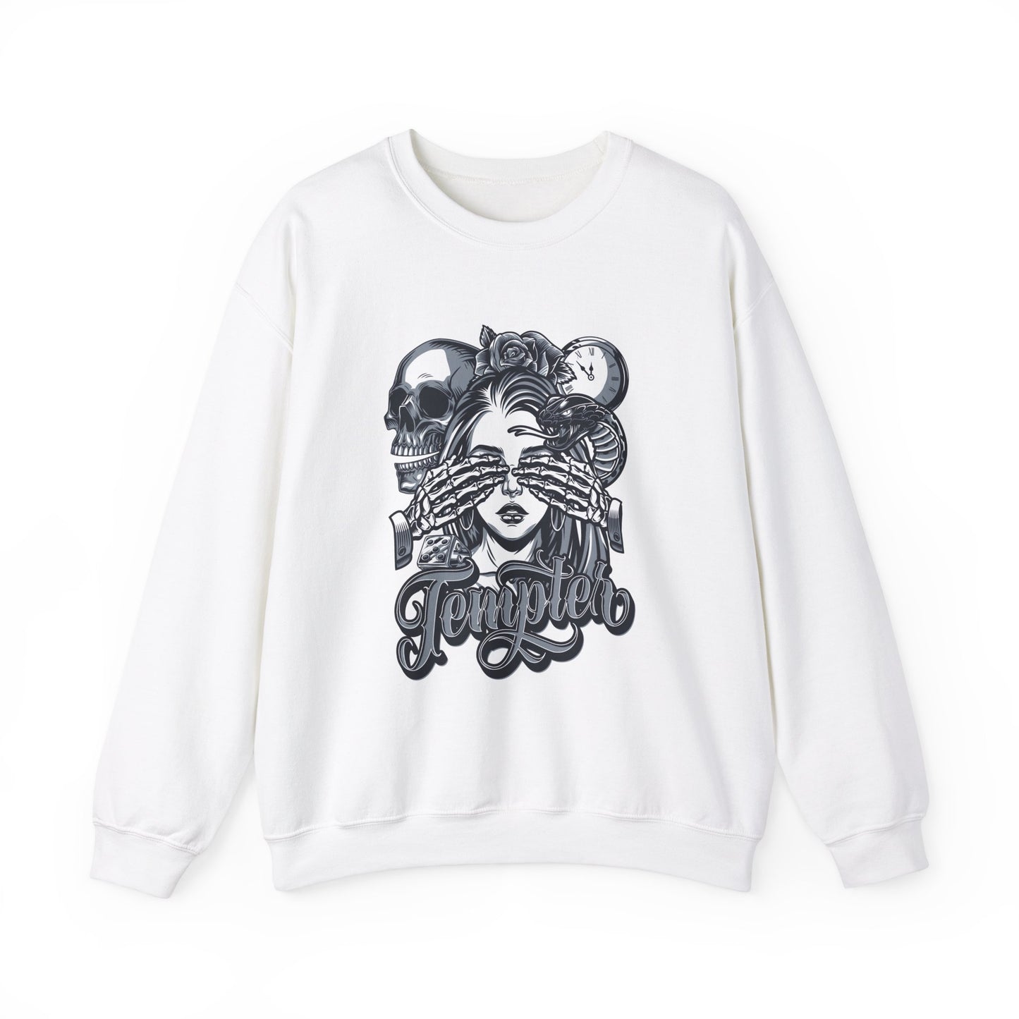 Tempted Skull & Rose Unisex Sweatshirt