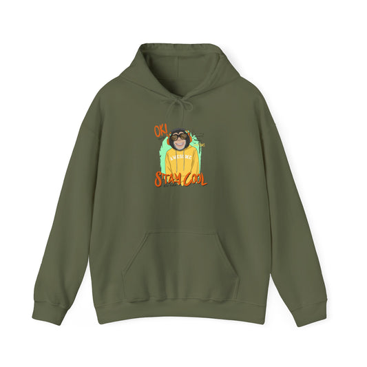'Ok Stay Cool New York' Monkey - Unisex hoodies