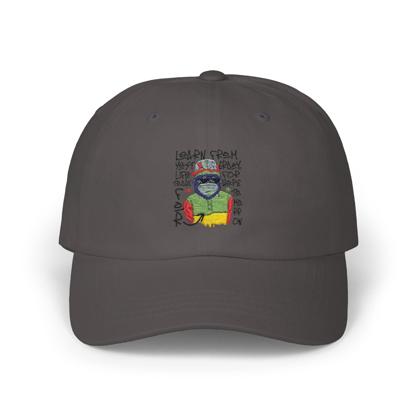 'Learn From Yesterday Life' With Monkey - Unisex Hat