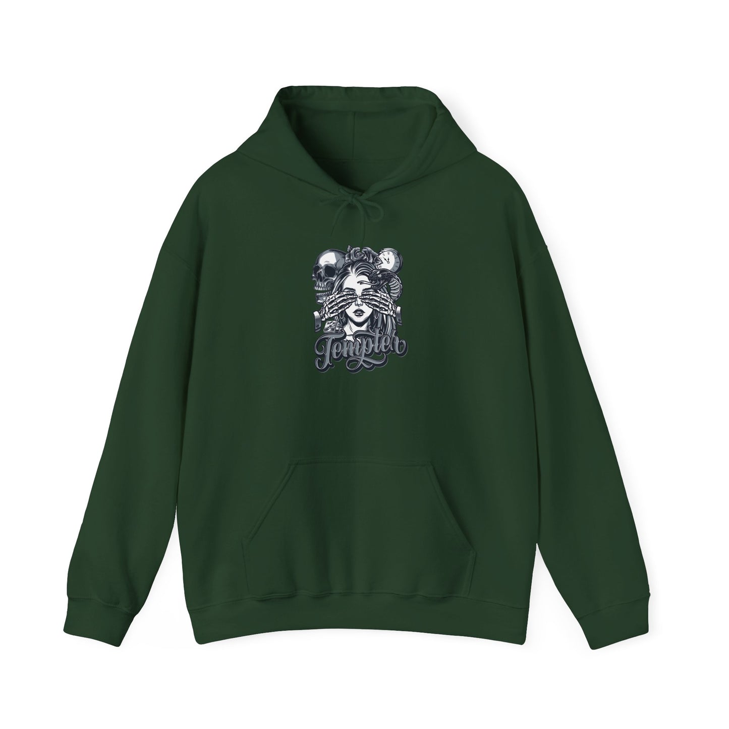 'Tempted Skull & Rose' - Unisex hoodies