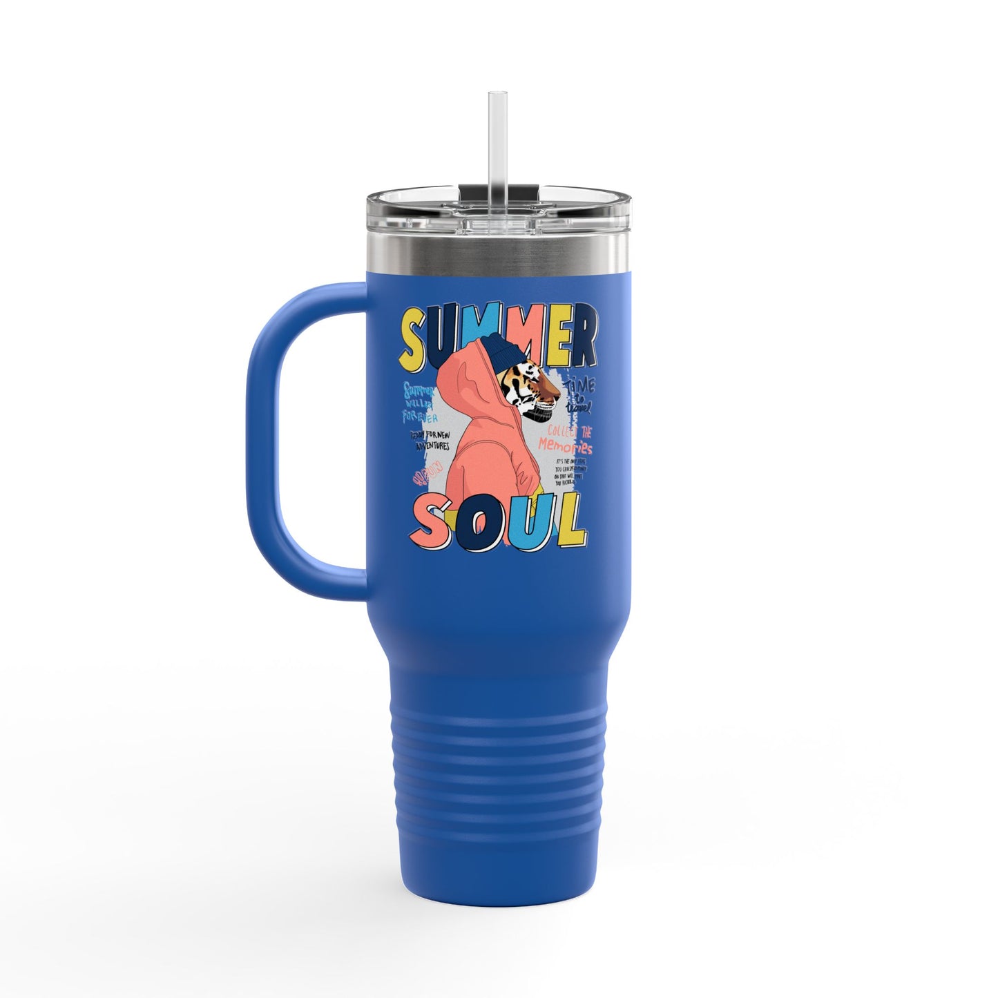'Summer Soul' 40oz Insulated Travel Tumbler