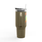 'Ok Stay Cool New York' Monkey 40oz Insulated Travel Tumbler