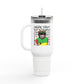 'Learn From Yesterday Life' With Monkey 40oz Insulated Travel Tumbler