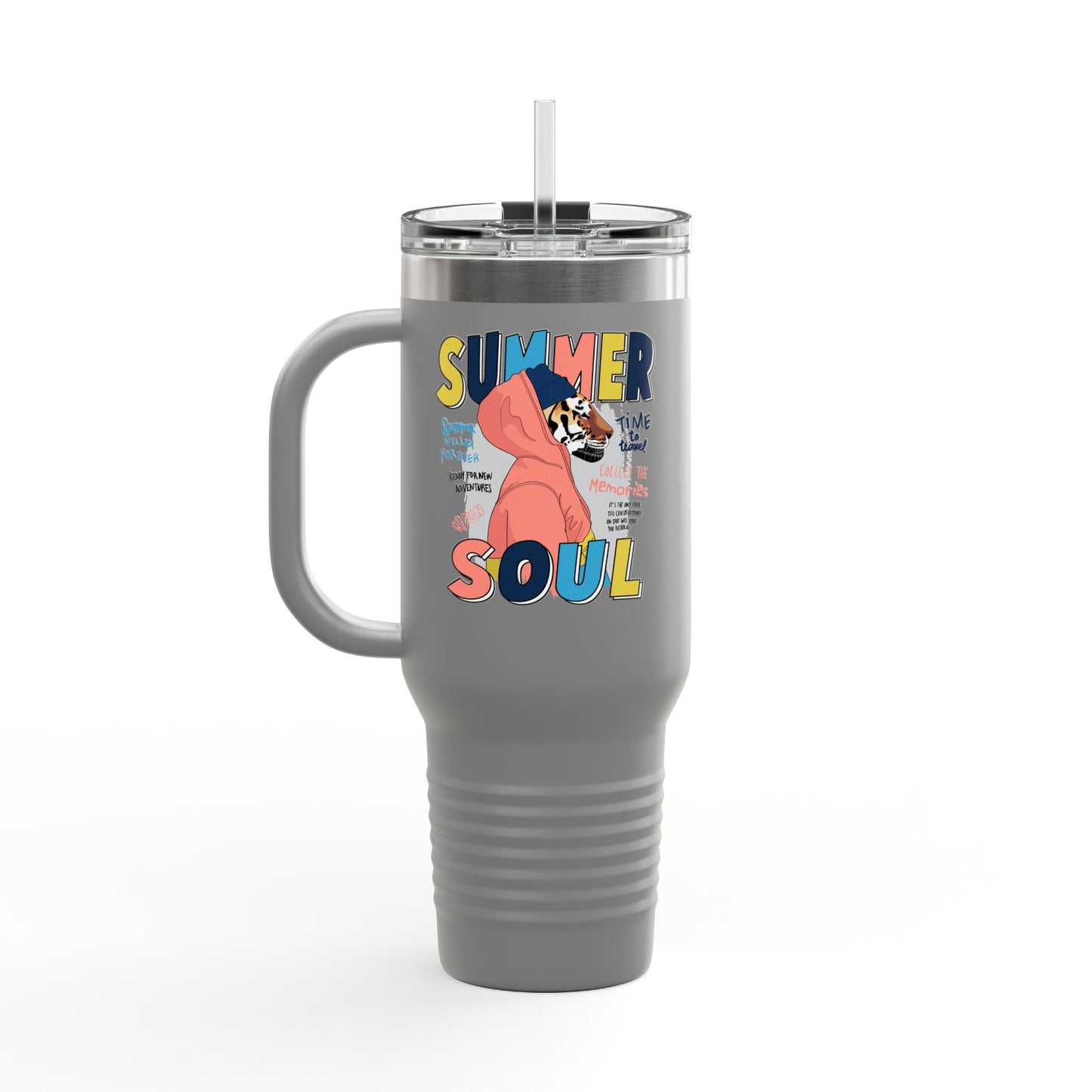 'Summer Soul' 40oz Insulated Travel Tumbler
