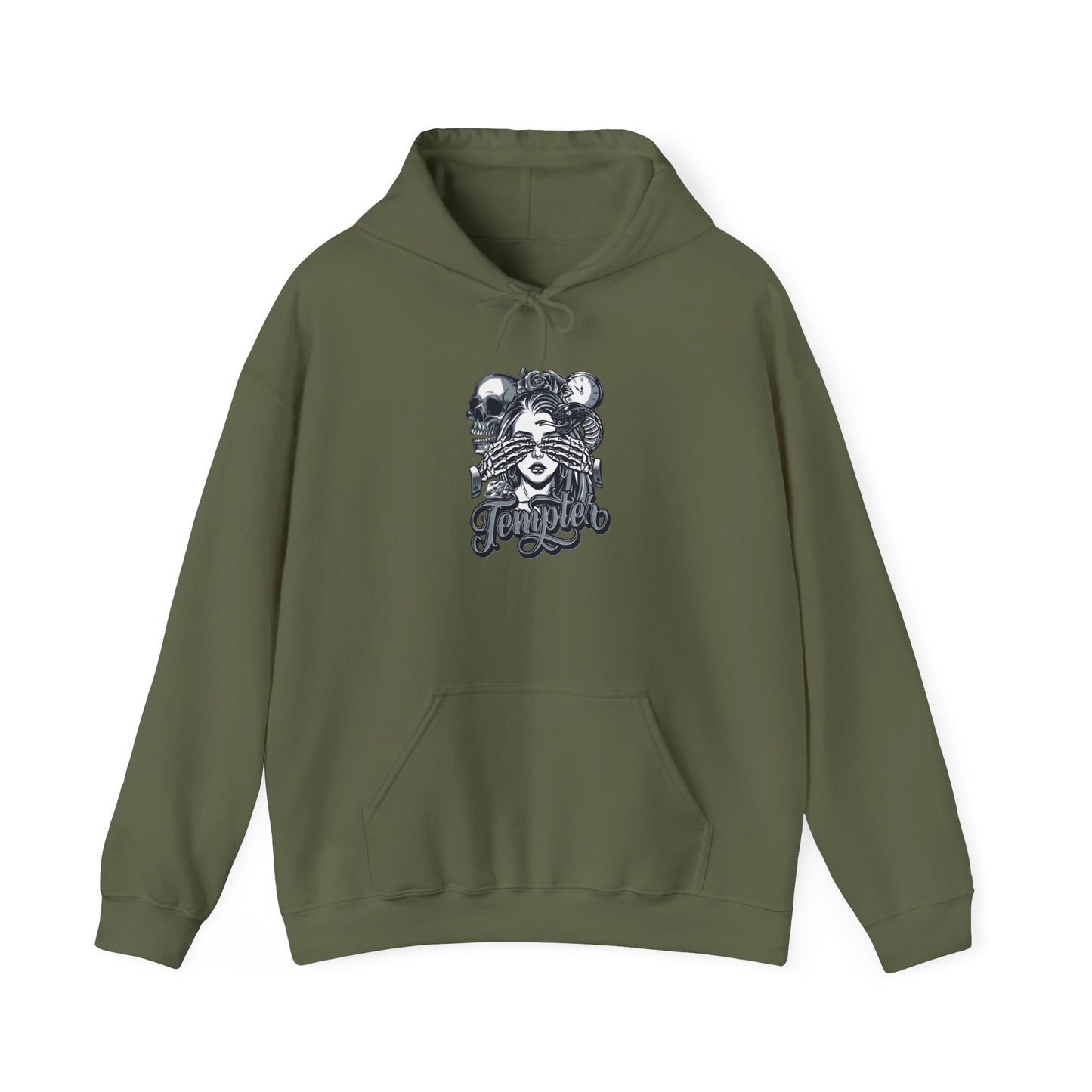'Tempted Skull & Rose' - Unisex hoodies