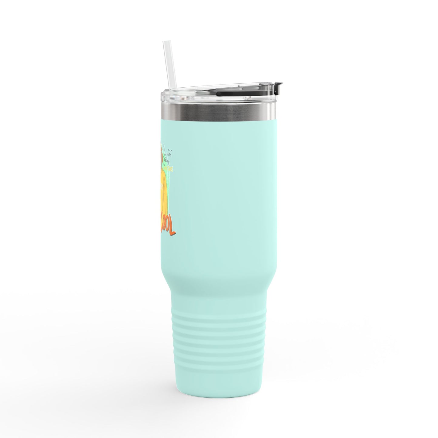 'Ok Stay Cool New York' Monkey 40oz Insulated Travel Tumbler