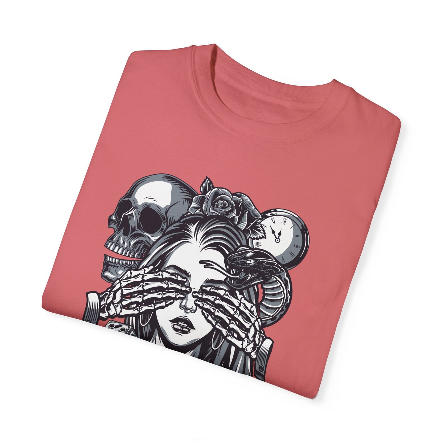 'Tempted' Skull & Rose - Unisex T-Shirt