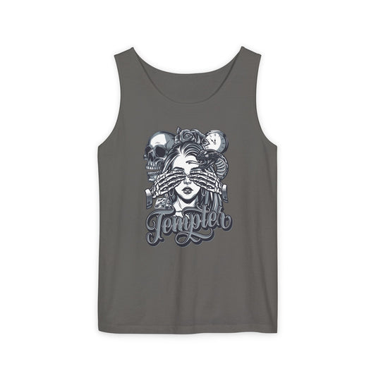 'Tempted Skull & Rose' - Unisex  Tank Top