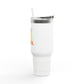 'Ok Stay Cool New York' Monkey 40oz Insulated Travel Tumbler