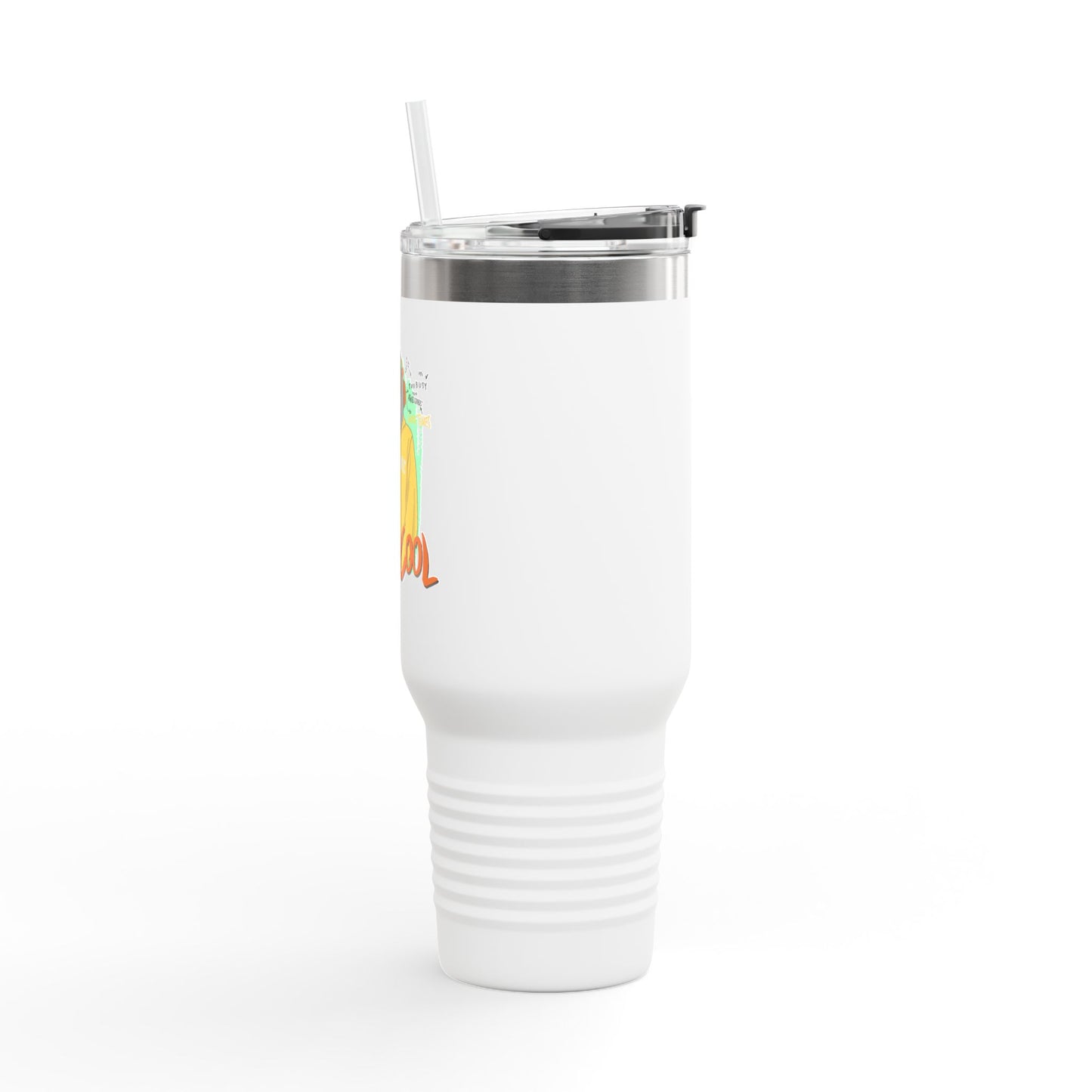 'Ok Stay Cool New York' Monkey 40oz Insulated Travel Tumbler