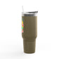 'Be Wild' 40oz Insulated Travel Tumbler