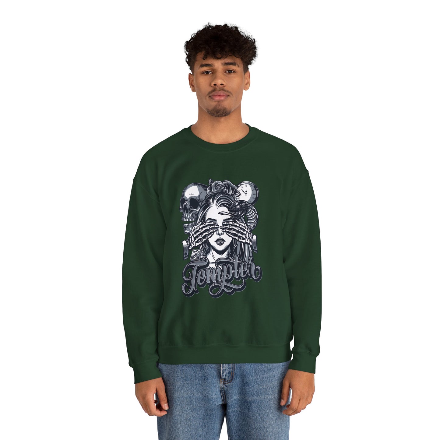 Tempted Skull & Rose Unisex Sweatshirt