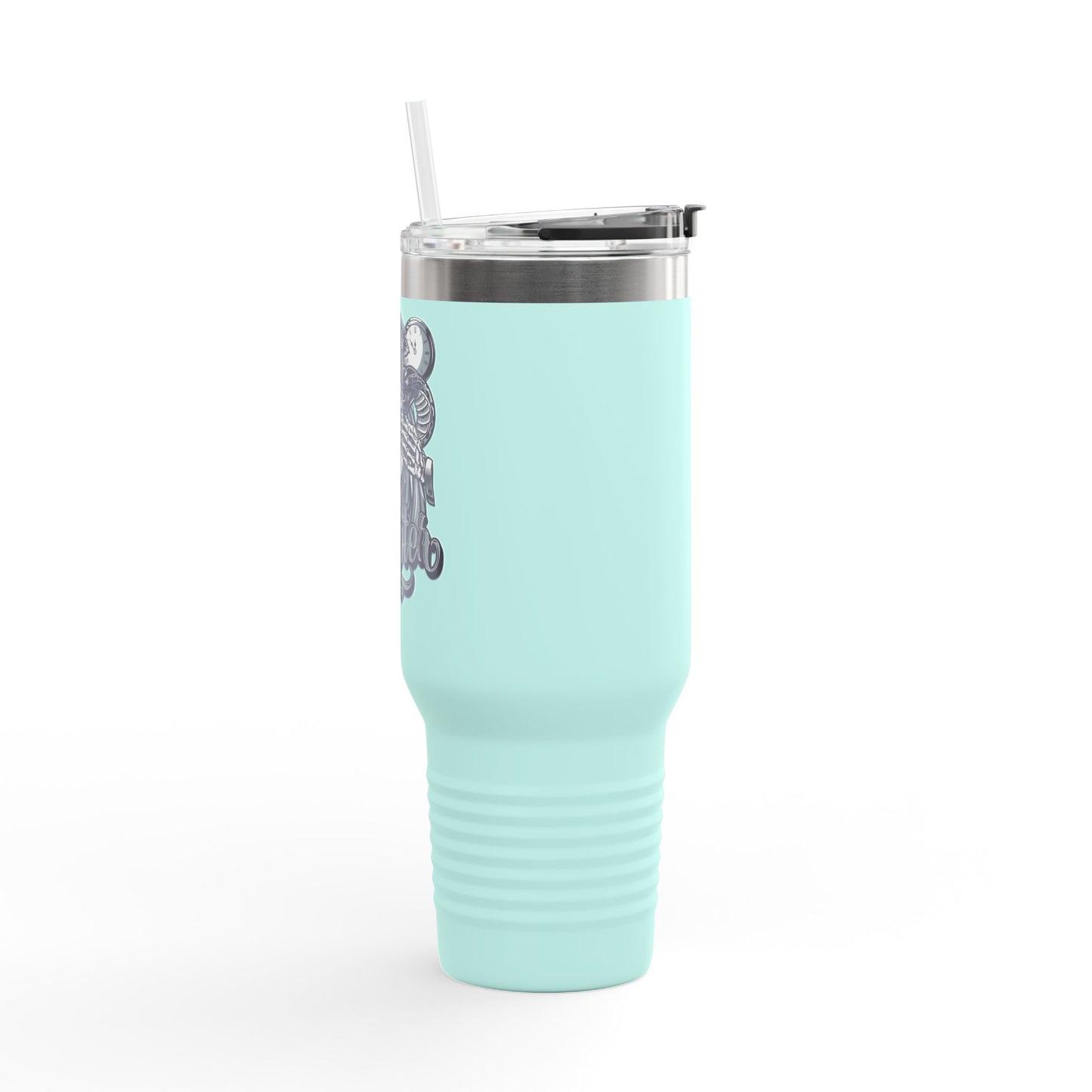 'Tempted Skull & Rose' 40oz Insulated Travel Tumbler