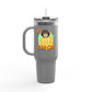 'Ok Stay Cool New York' Monkey 40oz Insulated Travel Tumbler